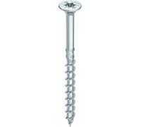 HECO-TOPIX-plus vis à tête fraisée 6x200 filet partiel T-25 zingué bleu, A3K, 100 pcs. , 62272