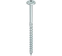 HECO-TOPIX-plus vis à tête plate 6x200 filet partiel T-25 zingué bleu, A3K, 100 pcs. , 62283