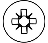 HECO-TOPIX-plus Vis à tête ronde 4,5x20 Filet plein variable PZD-2 zingué bleu, A3K, 200 pcs. , 60