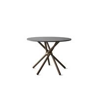 Hector 105 Table de Salle à Manger Béton Foncé/Chêne Foncé