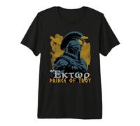 Hector, Prince de Troie, Héros Grec Iliade d'Homère T-Shirt Haut de Gamme