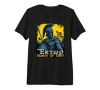 Hector, Prince de Troie, Héros Grec Iliade d'Homère T-Shirt Haut de Gamme