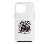 Hector Trojan Ancient Grec Guerrier Scène de Bataille Coque pour iPhone 13 Pro Max