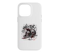 Hector Trojan Ancient Grec Guerrier Scène de Bataille Coque pour iPhone 14 Pro Max