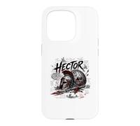 Hector Trojan Ancient Grec Guerrier Scène de Bataille Coque pour iPhone 15 Pro