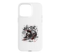Hector Trojan Ancient Grec Guerrier Scène de Bataille Coque pour iPhone 15 Pro Max