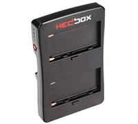 HEDBOX HBP-NPF - La Plaque de Conversion d'adaptateur de Batterie à Montage en V utilise 2 Batteries de Type NP-F pour fabriquer Une Batterie V-Lock de 14 V