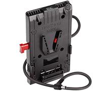 HEDBOX Unix-DC - V-Mount Plaque d'adaptateur de Batterie Cine, 3X D-Tap & USB, Câble de Sortie d'alimentation régulé 12V / 50W