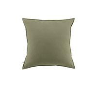 Taie d'Oreiller 63x63cm Flanelle de Coton Coloris Romarin - HEDDA - ALTOBUY Vert G
