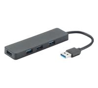 Heden 0-HUBUSB4PORT30 hub & concentrateur USB 3.2 Gen 1 (3.1 Gen 1) Type-A 5 Mbit/s Noir