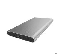 HEDEN Boitier externe 2.5' en Aluminium sortie USB 3.1 Gen 2, Type C cable USB-C/USB-A + USB-C/USB-C - Gris