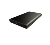 HEDEN Boitier externe 2.5' en Aluminium sortie USB 3.1 Gen 2, Type C cable USB-C/USB-A + USB-C/USB-C - Noir