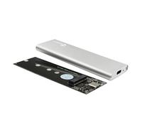 Heden Boîtier externe SSD M.2 – NVMe+SATA – USB 3.2 – Câble USB-C/USB-A inclus – Aluminium