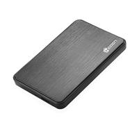 Heden Boîtier HDD 2.5" SATA avec USB 3.0 en aluminium noir "BEHED25USB3"