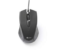 Heden Souris Filaire 1200 DPI Connexion USB - Ultra-Léger Ambidextre - Compatible avec PC/Mac - Noir