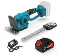 Hedge 21V Brushless Taille Haie Batterie Cisailles à arbustes électriques avec Batterie 4000 mAh Sculpte Haie et Taille Herbes sans Fil Taille Haie Electrique Cisaille à Gazon