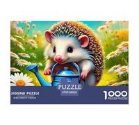Hedgehog 1000 Pièce Puzzle Jeu ÉduChatif Classique Jigsaw Puzzle Belle Décoration Puzzle pour Cadeaux De Voyage, Présent 38x26cm/1000pcs