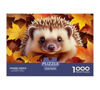Hedgehog 1000 Pièce Puzzle Jeu ÉduChatif Classique Jigsaw Puzzle Jeu De Défi Unique pour Adultes Et Enfants 70x50cm/1000pcs