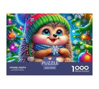 Hedgehog 1000 Pièce Puzzle Jeu ÉduChatif Classique Jigsaw Puzzles Jeu De Défi Unique pour Adultes Et Enfants 70x50cm/1000pcs
