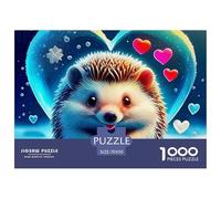 Hedgehog 1000 Pièce Puzzle Jeu ÉduChatif Créatif Jigsaw Puzzle Défi Couleur pour Adultes Et Enfants 70x50cm/1000pcs