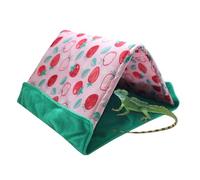 Hedgehog Bed - 2 in 1 Triangular Sleeping House Small Pets Bunny Bearded Dragons | Hideouts with Soft Interior, Space Saving Corner Design for Enclosure Home Living Room Habitat Comfort Rest Areas