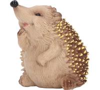 Hedgehog - Figurines de simulation de main peintes à la main réalistes réalistes figurines modèle pour la décoration des statues de jardin