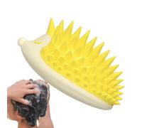 Hedgehog Pinceau à shampoing pour cuir chevelu, appareil de massage pour cuir chevelu, pellicules et accumulation, exfoliant sec humide pour les types de cheveux