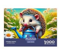 Hedgehog Puzzle 1000 Pièces Volumineuses Qualité Supérieure, Unicité, Jeu De Puzzle Difficile, Adapté Aux Hommes/Femmes, Adultes Et Personnes De Plus De 14 Ans 70x50cm/1000pcs