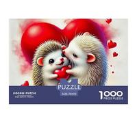 Hedgehog Puzzle Jeux Défi De 1000 Pièces Qualité Supérieure, Unicité, Jeu De Puzzle Difficile, Adapté Aux Hommes/Femmes, Adultes Et Personnes De Plus De 14 Ans 70x50cm/1000pcs