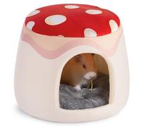 Hedgeink Cachette pour cochon d'Inde 2 en 1 avec coussin amovible - Lavable - Accessoires pour lapin et hérisson