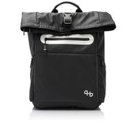Hedgren ROLL UP BACKPACK BLACK Einheitsgröße Unisex Erwachsene, schwarz, Talla única, Casual