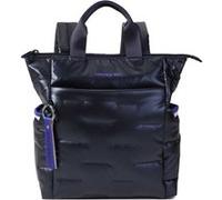 Hedgren Sac à dos peacoat blue bleu foncé en cuir pour femme Cocoon Comfy Backpack 261250