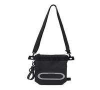 Hedgren Sac à épaule bandoulière noir pour femme et homme - Otu Flat Vertical Crossover RFID Coated Black 308650