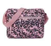 Hedgren Sac à épaule bandoulière vieux rose noir pour femme - Inner City Eye Shoulder Bag RFID M Print Rose Elegance 281722