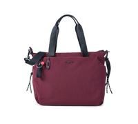 Hedgren SATOSHI Sac fourre-tout pour ordinateur portable - Collection String Sac d'affaires pour ordinateur portable 14" avec compartiments zippés et compartiments pour bouteilles (Maroon Banner)