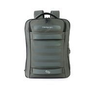 Hedgren Seat Sac à Dos de Voyage Unisexe 16" + RFID - Sac à Dos Compact Extensible Smart Sleeve (Encre Noire)