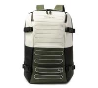 Hedgren Trip M P, EXP Travel Backpack M 15,6" + RFID Unisex, Grau/Olivgrün (Vaporous Grey/Olive), Einheitsgröße
