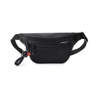 Hedgren Ziva Riñonera y Crossbody Con RFID - Riñonera 100% reciclada RPET Impermeable, Negro, Talla única, Estilo Moderno, Urbano y Minimalista Que se Adapta Sin Esfuerzo a la Vida Cotidiana de la