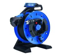 Hedi HEDI Enrouleur de câble appareil tout plastique 40m fiche type E H07RN-F 3G2,5 Quantité:1