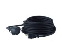 Hedi Hedi Rallonge de câble, 10 m H07RN-F 3G1.5, noir, IP 44 Quantité:1