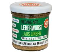 HEDI Vegane Art Saucisse de foie bio avec oignons grillés 150 g