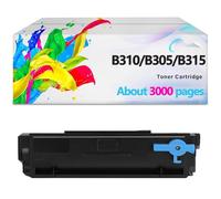 HEDIR Cartouches de Toner B310 (sans Puce) Remplacement Compatible pour Xerox 006R04376 006R04377 006R04378 Cartouche de Toner Fonctionne pour Les imprimantes Xerox B310 B305,3000 Pages