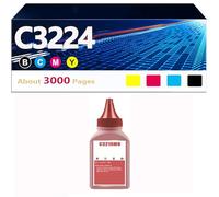 HEDIR Lot de 4 Cartouches de Toner compatibles C3224 pour imprimante Lexmark C3224dw C3326dw C3426dw MC3224adwe MC3224dwe MC3224i MC3326adwe MC3326i MC3426adw MC3426i,M-3000 Pages