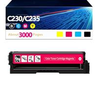 HEDIR Lot de Cartouches de Toner C230 compatibles pour imprimante Xerox C230 C235 3000 Pages Remplacement de Cartouche de Toner 006R04383 006R04384 006R04385 006R04386,M-3000 Pages