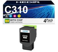 HEDIR pour Xerox C310 C315 (C/M/Y/BK) Cartouche de Toner Cartouches d'encre à Haut rendement 006R04364 006R04365 Cartouches de Toner compatibles pour C310DNI C310DNIM (8000 Pages),B-Large