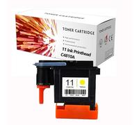 HEDIR Tête d'impression à 11 encres C4810A C4811A C4812A C4813A Compatible avec Les imprimantes HP Designjet 500 510 800 100 110 70 9110 9120 9130,Y