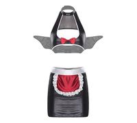 Hedmy Lingerie Costume Bunny Girl Femme Similicuir Pu Bodystring Ensemble Nightwear Cosplay Type B Taille unique