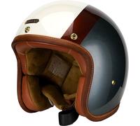 Hedon Hedonist Eastwood ECE, casque ouvert L Blanc/Marron/Bleu Foncé Blanc/Marron/Bleu Foncé