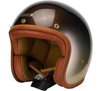 Hedon Hedonist Polvo ECE, casque ouvert L Argent/Marron Foncé Argent/Marron Foncé