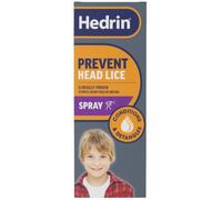 Hedrin Spray anti-poux 200 ml - Traitement de protection contre les lentes, démêle et conditionne, testé clincalement, pratique sans rinçage